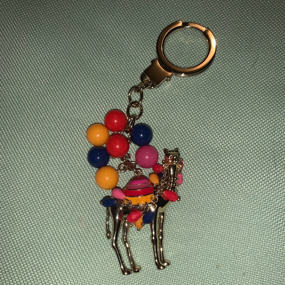 Kate Spade camel key chain.
